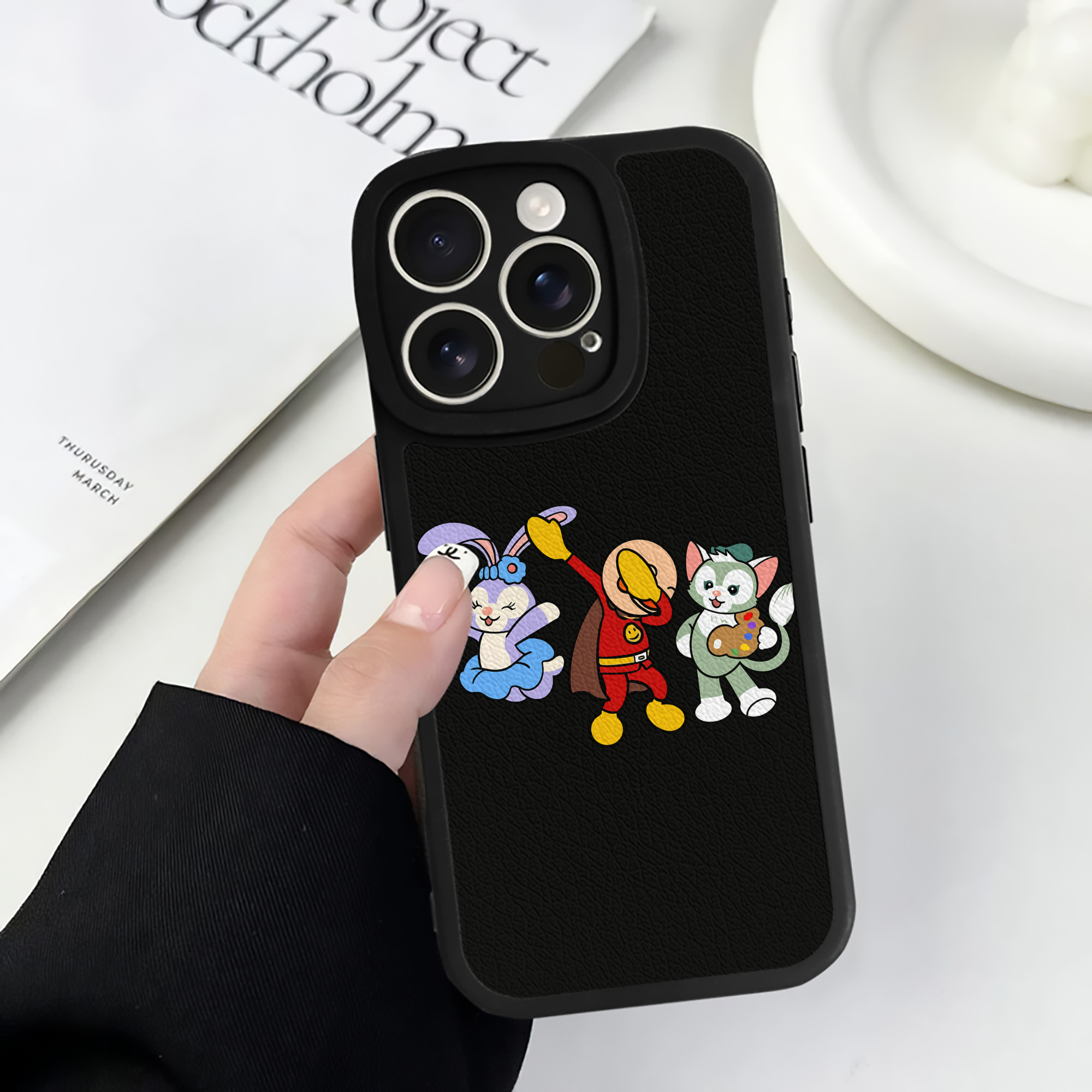 （画像用） アンパンマン Anpanman 【iPhone 16シリーズ対応】シリコンスマホケース（レザー調） 材質：シリコン